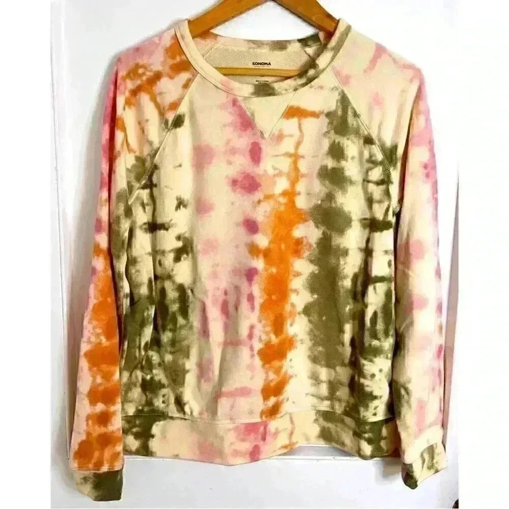 Sanoma Tie Dye Sweatshirt Size Medium